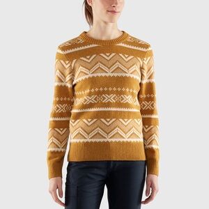 Like new Fjallraven Greenland Rewool pattern knit sweater